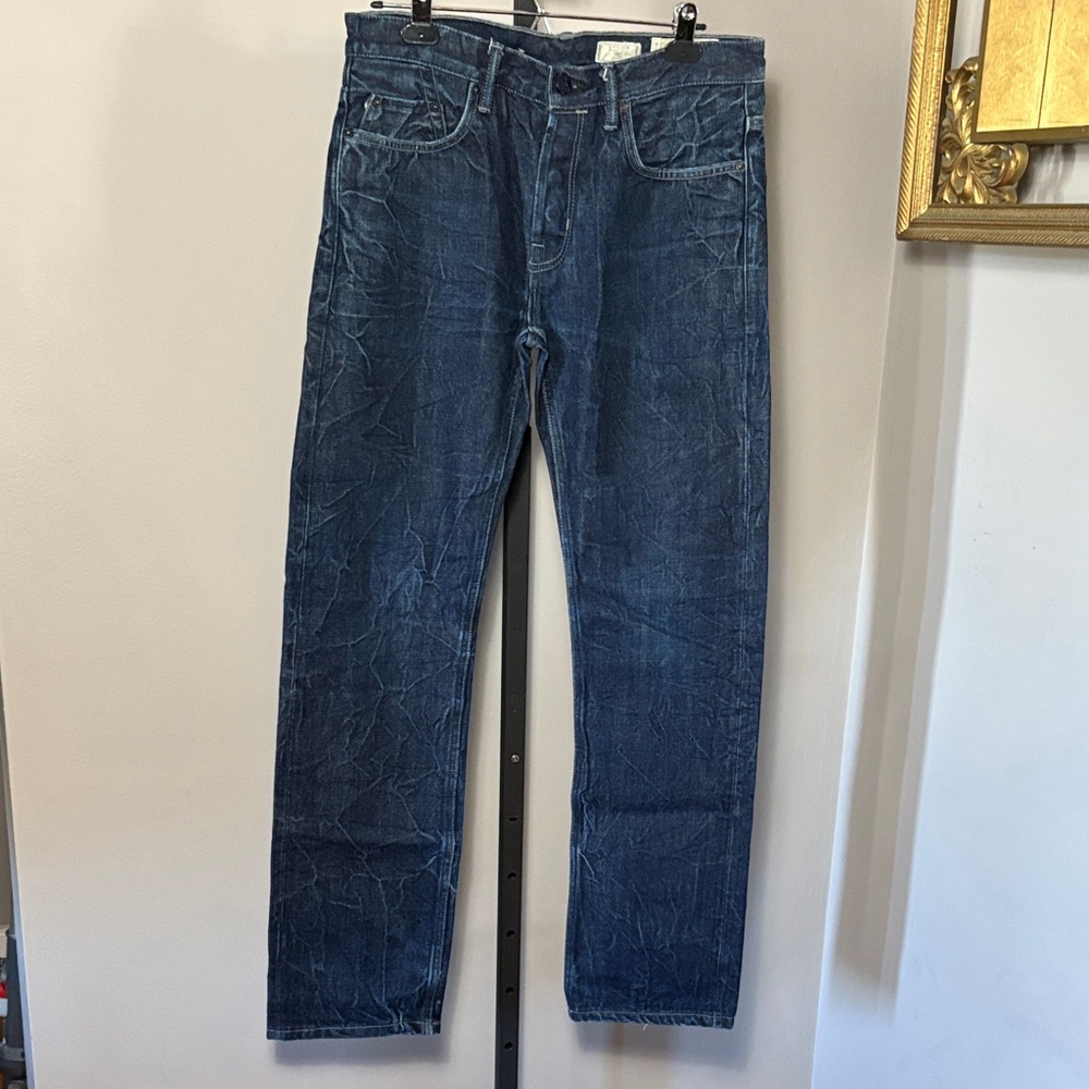All Saints Spitalfields Sailor Standard Fit 30 Japanese Fabric Jeans